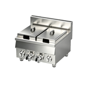 PREMIO DL-6012R nadpultna friteza s 2 bazena — plinska izvedba